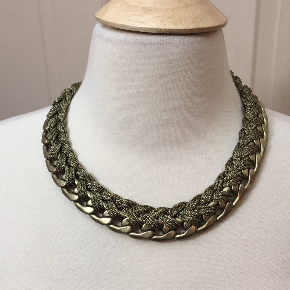 Joan Rivers Chunky Braided Necklace